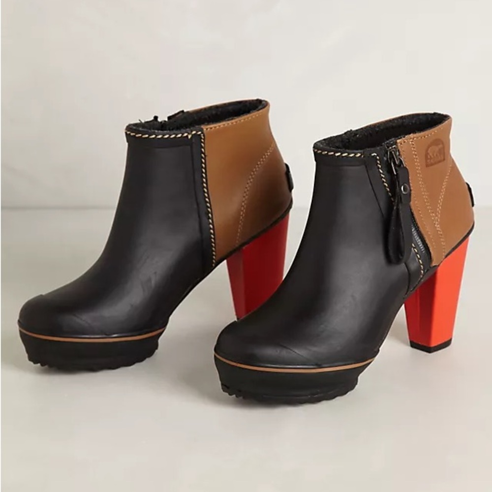 Sorel Rubber Medina Ankle Boots